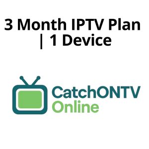 3 Month IPTV Plan 1 Device