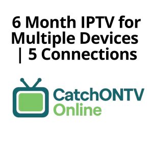 6 Month IPTV for Multiple Devices 5 Connections